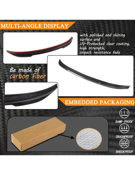 Alerón de Maletero de Fibra de Carbono MCARCAR para BMW G20 G80 M3 2019-2025