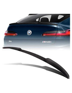 Alerón Trasero de Fibra de Carbono Q1-Tech Estilo V para BMW X4 2018-2021