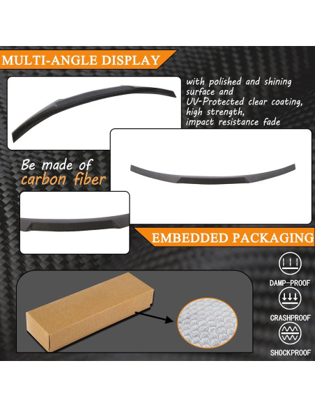 Spoiler de Maletero Fibra de Carbono MCARCAR para BMW F32 2014-2020