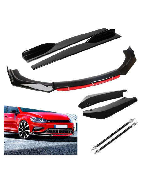 Spoiler Labio Frontal Universal Evargc + Extensión 2M + Difusor 48CM