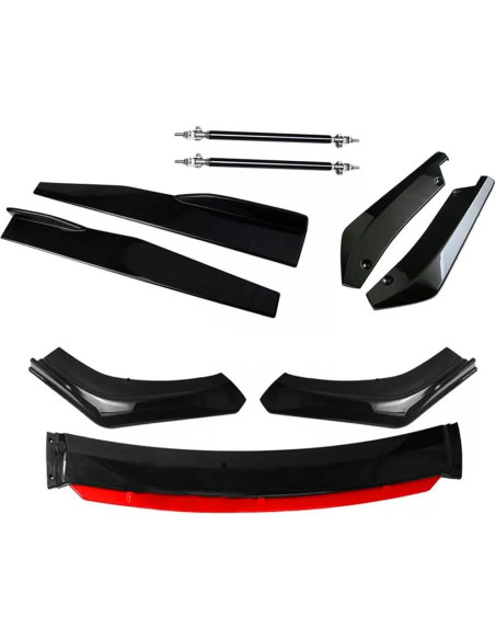 Spoiler Labio Frontal Universal Evargc + Extensión 2M + Difusor 48CM