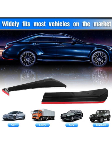 Kit de Carrocería Universal ABS - Spoiler y Difusor para Coches