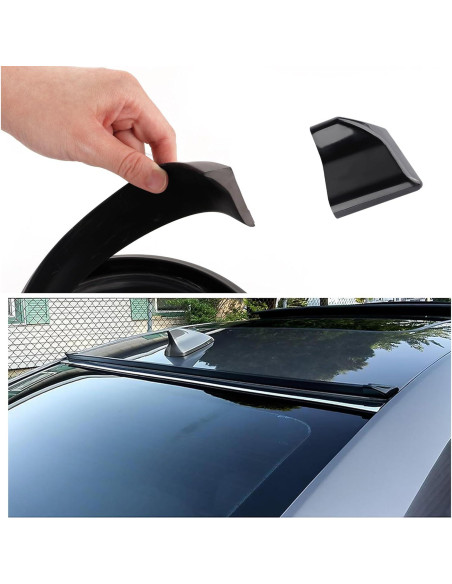 Alerón Trasero 3D Cortable Salior 1.49m PVC Negro/Fibra Carbono