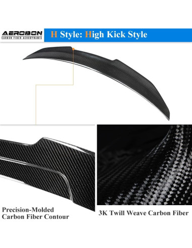 Alerón Trasero de Fibra de Carbono AeroBon para Audi A4 S4 2017-2024