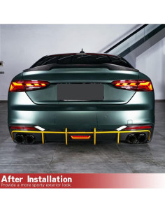 Spoiler Trasero de Fibra de Carbono JC SPORTLINE para Audi A5 S5 2017-2024 2