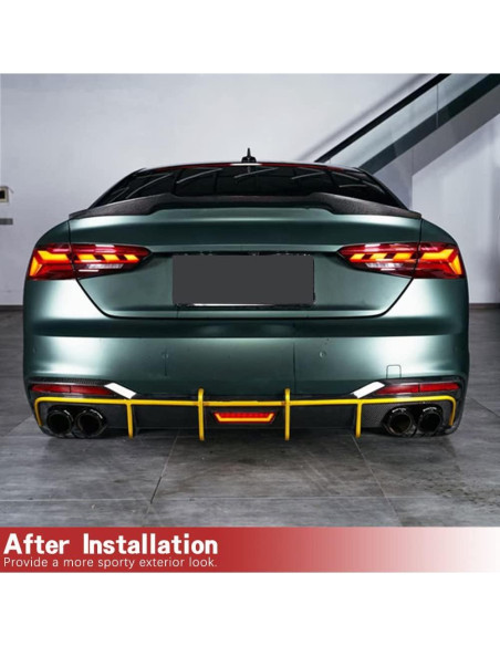 Spoiler Trasero de Fibra de Carbono JC SPORTLINE para Audi A5 S5 2017-2024