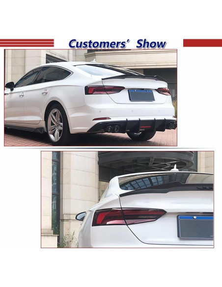 Spoiler Trasero de Fibra de Carbono JC SPORTLINE para Audi A5 S5 2017-2024