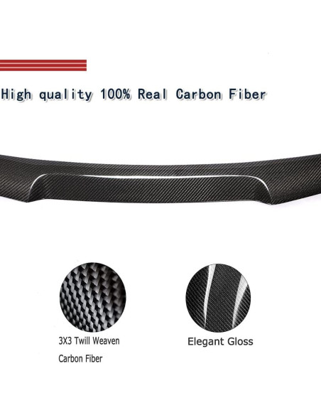 Spoiler Trasero de Fibra de Carbono JC SPORTLINE para Audi A5 S5 2017-2024