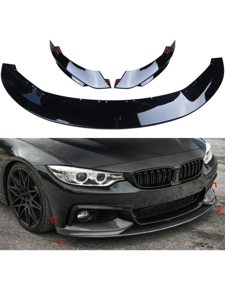 Kit de Spoiler Frontal MUCO para BMW 4 Series M Sport 2014-2020