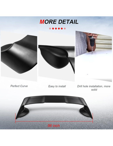 Alerón Trasero para Maletero cciyu Mitsubishi Lancer EVO 10 2008-2017