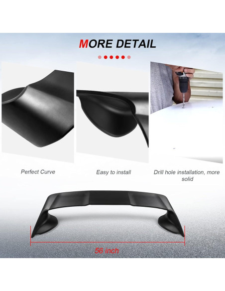 Alerón Trasero para Maletero cciyu Mitsubishi Lancer EVO 10 2008-2017