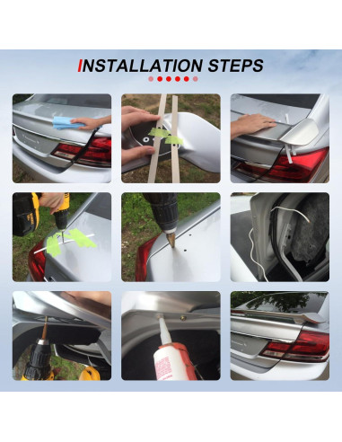 Alerón Trasero para Maletero cciyu Mitsubishi Lancer EVO 10 2008-2017