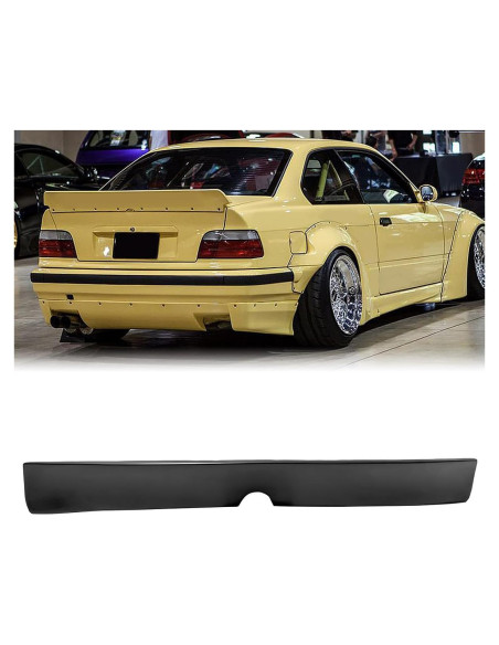 Spoiler de Maletero MagicDrift para BMW E36 1992-1998, PU Negro