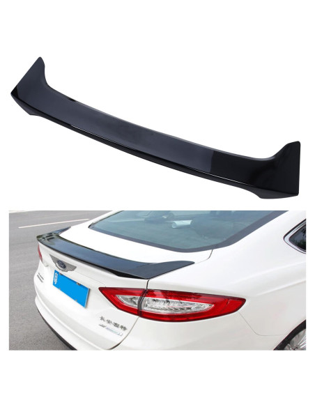 Alerón trasero Ford Fusion 2013-2020 ABS negro brillante