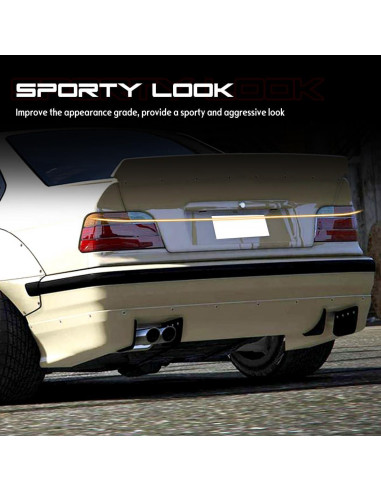 Spoiler de Maletero MagicDrift para BMW E36 1992-1998, PU Negro