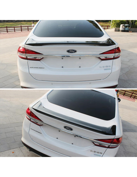 Alerón trasero Ford Fusion 2013-2020 ABS negro brillante