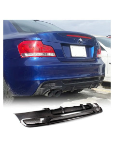 Difusor Trasero de Fibra de Carbono JC SPORTLINE para BMW Serie 1 E82 E88 2007-2013