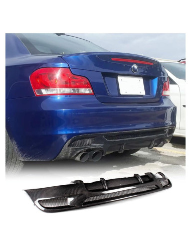 Difusor Trasero de Fibra de Carbono JC SPORTLINE para BMW Serie 1 E82 E88 2007-2013