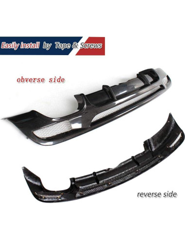 Difusor Trasero de Fibra de Carbono JC SPORTLINE para BMW Serie 1 E82 E88 2007-2013