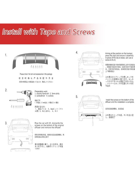 Difusor Trasero de Fibra de Carbono JC SPORTLINE para BMW Serie 1 E82 E88 2007-2013