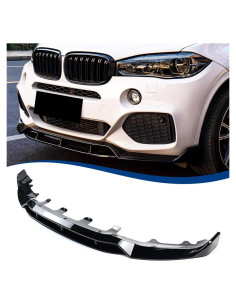 Labio Frontal BMW X5 F15 M-Sport 2014-2018 ABS Negro Brillante