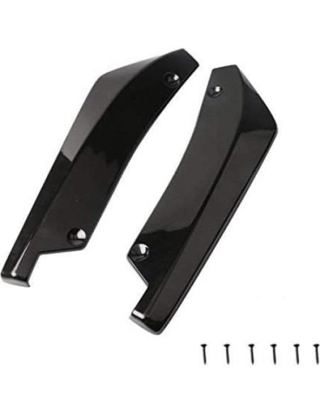 Difusores de Labio Trasero Universales idain - 2 Piezas Negro