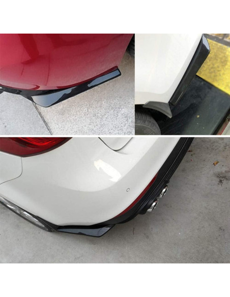 Difusores de Labio Trasero Universales idain - 2 Piezas Negro