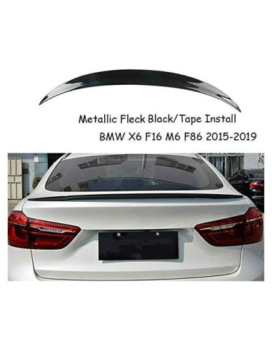 Alerón trasero negro brillante BMW X6 F16 F86 2015-2019