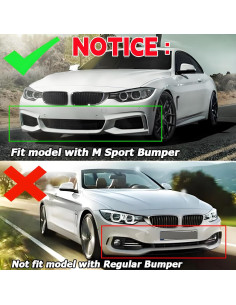 Divisor de Labio Frontal NEESPOC para BMW Serie 4 2014-2020 2