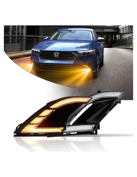 Luces de Niebla LED PGTOPONE para Honda Accord 2023-2024