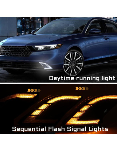 Luces de Niebla LED PGTOPONE para Honda Accord 2023-2024