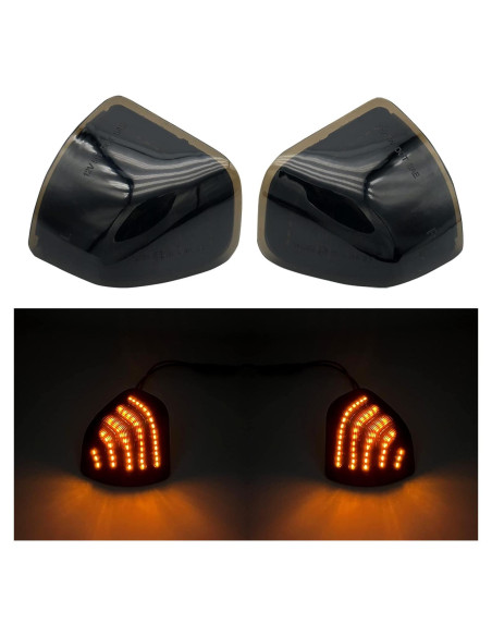 Luz de señal de giro LED ahumada Dodge Ram 1500 2500 3500 2010-2018