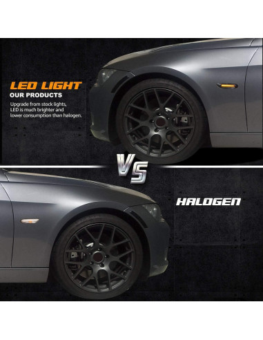 Luces de Giro LED RUXIFEY para BMW E81 E87 E82 E88 E90 E91 E92