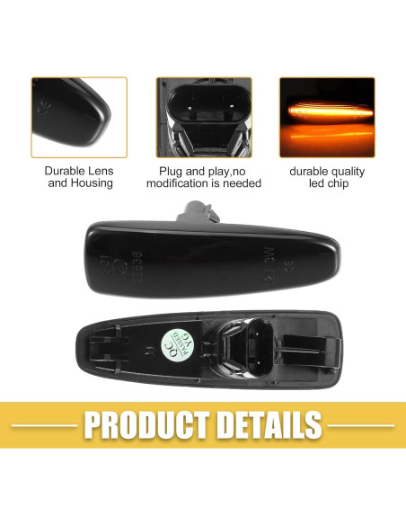 Luz de Marcador Lateral LED A ABSOPRO 8351A001 para Mitsubishi