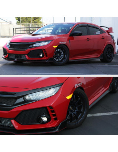 Luz de Marcador Lateral LED Ámbar VIPMOTOZ para Honda Civic 2016-2021