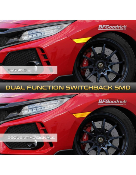 Luz de Marcador Lateral LED Ámbar VIPMOTOZ para Honda Civic 2016-2021