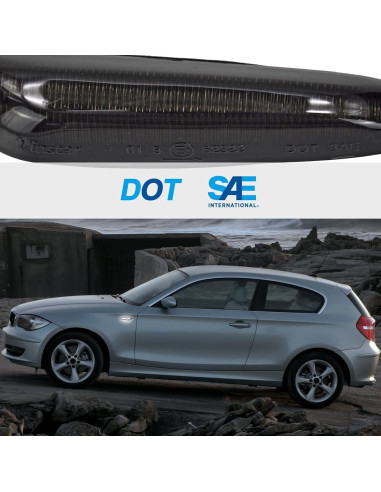 Luces de Marcador Lateral LED AUYICH Lente Ahumada 2003-2013