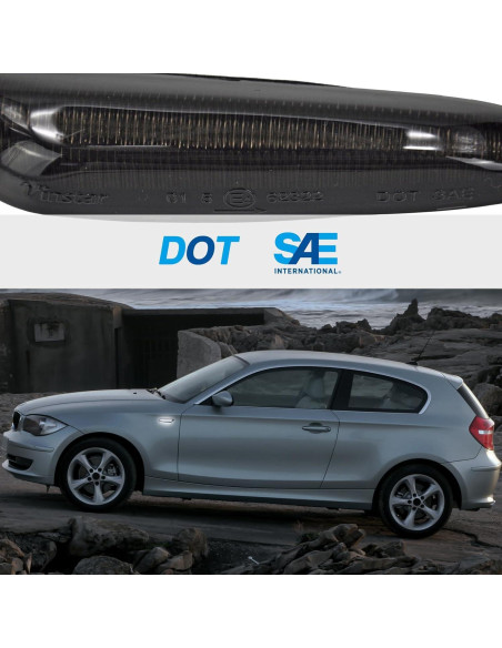 Luces de Marcador Lateral LED AUYICH Lente Ahumada 2003-2013