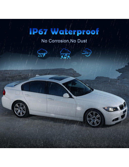 Luces de Marcador Lateral LED AUYICH Lente Ahumada 2003-2013