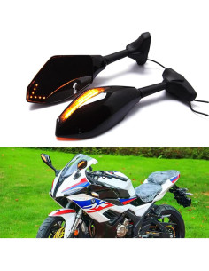 Espejo Retrovisor Universal DREAMIZER con Luz LED Ámbar 2