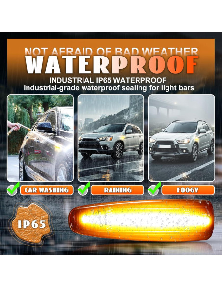 Luces de Marcador Lateral LED Raryloy Ámbar para Mitsubishi