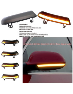 Luces de señal de giro LED HAHLOMEI para VW Golf 5 Jetta MK5 2