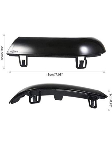 Señal de Giro LED Secuencial Dunxunn para VW Golf 5 Jetta Passat