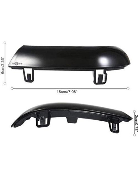 Señal de Giro LED Secuencial Dunxunn para VW Golf 5 Jetta Passat