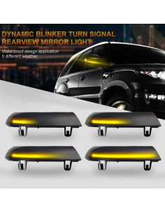 Luz de señal de giro secuencial LED KURLTCAAU para VW 2
