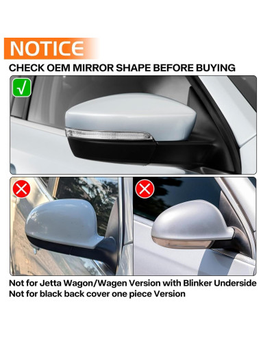 Luces LED de Giro Secuenciales FetonAuto para Espejos VW