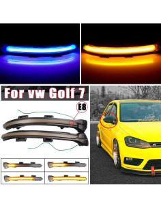 Luces de Señal de Giro LED Hacreyatu para VW Golf 7 y 7.5 2
