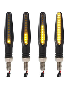 Señales de Giro LED Kardne 12V Ámbar Fluido Secuencial