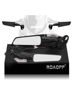 Espejos Retrovisores LED para Motocicleta Roaopp CBR Ninja