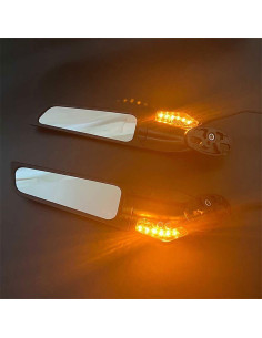 Espejos Retrovisores LED para Motocicleta Roaopp CBR Ninja 2